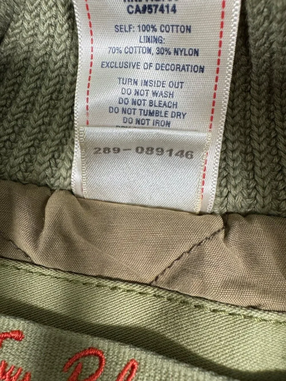 True Religion Military Green Bomber Funnel Knit Jacket Womens XS Stylish Casual - Picture 6 of 16